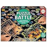 Educa - Puzzle Battle Natura. Eine authentische Schlacht der Stücke | Seien Sie der Erste, der Ihr Puzzle vervollständigt, um der Gewinner zu Werden. Ab 7 Jahren (20119)