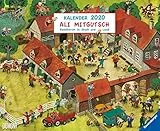 Ali Mitgutsch 2020 – Wimmelbilder – DUMONT Kinder-Kalender – Querformat 52 x 42,5 cm – Spiralbindung: Rundherum in Stadt und Land
