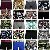 JACK & JONES Boxershorts 4er Pack Mix Trunks Boxer Short Unterhose zba.1x (XL, 4er Mix-Pack)