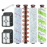 Fixbetter Hauptbürste Filter Zubehör für Bissell Crosswave 3-In-1, 1 Mehrzweck-Hauptbürste + 1 Haustier-Rollbürste + 1 Bodenbürste + 1 Teppichbürste + 2 Filter für Bissell CrossWave Staubsauger
