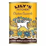 Lily's Kitchen Mit natürlichen Zutaten hergestellt Dosen-Nassfutter für ausgewachsene Hunde Huhn mit Truthahn Kasserolle 6 x 400g