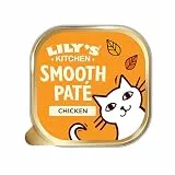Lily’s Kitchen Aus Natürlichen Zutaten hergestellt Feine Pastete Hühnchen Ausgewachsen Nassfutter für Katzen 19 x 85 g Schale