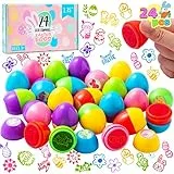 JOYIN 24 Packungen Kinder Ostern Party Gunst Prefilled mit 1,75' Stampers für Kinder Korb Stuffers Osterei Assorted Self-ink Stempel für Klassenzimmer Austausch und Preis liefert