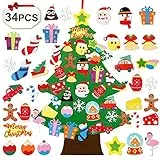 QIFU DIY Filz Weihnachtsbaum Set