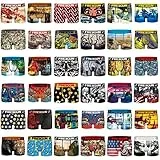 FREEGUN Unterhosen Männer Pack Surprise, Boxershorts Herren, Zufälliges Muster, Luftiges Netzgewebe (3er Pack), Mehrfarbig, M