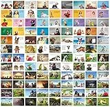 Clever Pool Postkarten Set 108 Stk. – Grußkarten mit frechen Motiven – starke Sprüche – Postkarten zum Verschenken – vielseitiges Set – hochwertig verarbeitet – schöne Farben – DIN A6