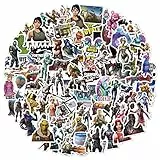 100 Game Aufkleber, Wasserfeste Vinyl Stickers für DIY Dekoration, Graffiti Style Decals für Auto Motorräder Laptop Fahrrad Skateboard Snowboard Gepäck Aufkleber MacBook iPad und mehr