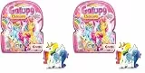 GALUPY Unicorn - Einhorn Spielzeug zu Sammeln, Einhorn Figuren mit Glitzerflügeln & Swarovski Kristal (Packung mit 2)