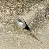 marburg Tapete Gold Uni Metallic Industrial Modern Glänzend für Wohnzimmer Schlafzimmer Küche MADE IN GERMANY 10,05 x 0,53m