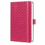 SIGEL J6104 Wochenkalender 2026 A6, pink, Hardcover, Gummiband, Stiftschlaufe, Einstecktasche, 174 Seiten, vegan, aus nachhaltigem Papier, Terminplaner Taschenkalender Jolie