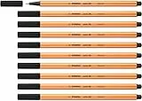 STABILO - Fineliner - point 88-10er Pack - schwarz