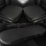 WENINETIES Autositzkissen für AAA, Sitzkissen Memory-Foam-Sitzauflagen, Anti Rutsch Autositzschoner, Schwarz