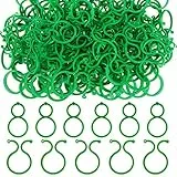 Hysagtek 120 Stück Pflanzen Clips, Pflanzenklammern Klein, Pflanzenclips Tomaten Wiederverwendbar, Pflanzenclips Rankhilfen Gartenklammern für Unterstützen Pflanzen Gemüse Obst