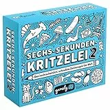 Gamely Sechs-Sekunden-Kritzelei 2: Das fieberhaft-Flotte, fetzige Zeichenspiel | EIN familienfreundliches Partyspiel für Kinder, Teenager und Erwachsene