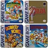 Out of the blue KG Gameboy Classic Coaster Collection Nintendo Untersetzer 4 teiliges Untersetzer-Set Spieler Geschenk Retro, 100x100x4mm