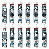 12 x Soudal Fix All Flexi, Universalkleber, 470 g, weiß, mit Clipdüse