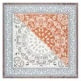 Kalttoy Stylischer Damen-Halstuch, 60 x 60 cm, weicher und atmungsaktiver Stoff, Schal für Freizeitausflüge, modisches Kopftuch, a, One size