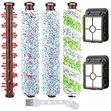 AINUO 1 Mehrzweck-Hauptbürste + 1 Teppichbürste + 1 Haustier-Rollbürste +1 Bodenbürste +2 Filter für Bissell CrossWave 1866 1785 2052 1713 2225 Staubsauger