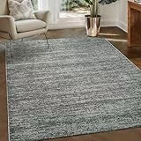 SANAT Oslo Teppich für das Wohnzimmer - Teppich mit modernem Design, Geeignet für Wohnzimmer, Flur, Esszimmer, Schlafzimmer, Küche und Kinderzimmer - Grau, Größe: 140 x 200 cm