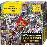 QUOKKA 1000 Teile Puzzle Für Erwachsene – Metropolis 1927 Sci-Fi-Inspiriertes Puzzle – Hochwertiger, Dicker Karton, Matte Oberfläche, 147 Versteckte Rätsel, 2 Geheimumschläge Extra Viel Puzzlespaß