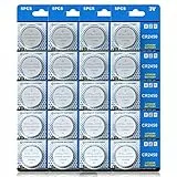 GutAlkaLi 3V Lithium-Knopfzelle CR2450 Batterien, 20er Votivkerzen, Teelichter, Video, Computer, Rechner, IC-Karten, elektrische Produkte, Silber
