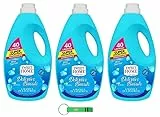 3x Sweet Home Detersivo Liquido Per Bucato Blue Marine - Flüssigwaschmittel Waschmittel 40 Wäschen - 2000ml + Beni Culinari Kostenloser Schlüsselanhänger