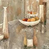 Kunstdruck von Veronique Mansart „Reflet de fruits“ quadratisch 30 x 30 Stillleben modern junge Kunst Poster