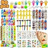 Wleozys 80 Stück Mitgebsel Kinder Kindergeburtstag Spielzeugset,Partyspielzeuge, Sortiment Party Tasche Füller für Jungen Mädchen, Partytütenfüller, Spielzeug-Großpackung für Kinder.
