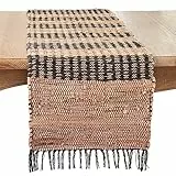 Chindi-Tischläufer, ethnischer Charm, gestreift