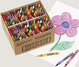 CRAYOLA – 288 Wachsmalstifte, Crayons, Klassenpaket, Schulbedarf, Kreative Kinder Aktivitäten, Kinderspielzeug ab 3 Jahre