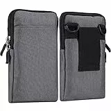 Handy Gürteltasche mit Geldbörse, Handy Umhängetasche mit Geldbörse, 6.9' Herrentasche Handy Schultertasche Handytasche mit Gütelclip Holster Bauchtasche Hüftentaschen mit Karabiner Gürtelschlaufe