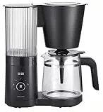 ZWILLING ENFINIGY Filterkaffeemaschine mit 1.5l Glaskanne, Edelstahl-Boiler, Blooming, Entkalkerfunktion, Kunststoff, Schwarz