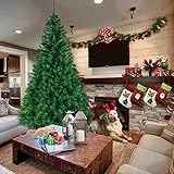 Bonnlo Künstlicher Weihnachtsbaum 120 cm, Tannenbaum Künstlich mit 230 Zweigspitzen, Nordmanntanne mit Stabilem Metallständer, Weihnachtsdeko Innen & Aussen