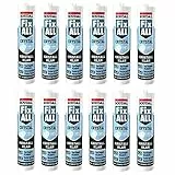 12x Soudal Fix ALL Crystal, Universalkleber, 290ml, transparent, mit Clipdüse