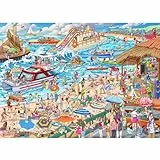 Puzzle 1000 Teile,Puzzle Erwachsene, EIN Herausforderndes R채tsel,Puzzles 1000 Teile Erwachsene f체r Die Ganze Familie,Geschenke f체r Frauen,Geschenke f체r M채nner,Thema:Sommerstrand