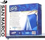 Liner blau Schiene dreampool 40/100e Pool 7.3 x 3,75 x 1.2 m Gre Pools fprov730