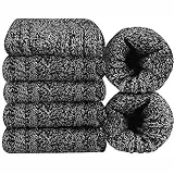 YSense Beau Dicke Damen Socken 5 Paar Merino Wollsocken Warme Stricksocken Damensocken Thermosocken für Damen Winter
