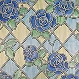 Fensterfolie Vitrodecor Ambert, Sichtschutz Folie, Fensterdekor-Folie, Scheibenfolie, Folie für Glastüren, Glasdekorfolie, PVC, 95µm (Stärke: 0,095 mm), 45cm x 2m, Venilia 54640