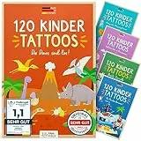 Famifidus 120 hautfreundliche Kinder Tattoos I I Dermatologisch SEHR GUT I Kindertattoos MADE IN GERMANY I Tattoo Kinder I Unsere Tattoos für Kinder