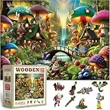 Wooden.City Holzpuzzle Mushroom Wonderland 1000 Teile Fantasie