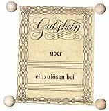 Bartl 109511 - Gutscheinrolle zum selber ausfüllen