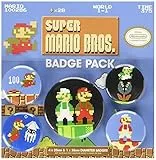 Pyramid International Super Mario Bros. Retro-Abzeichen, mehrfarbig, 10 x 12,5 x 1,3 cm