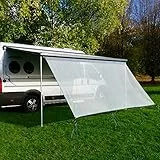 your GEAR Capri Sun Blocker - 6 Größen - winddurchlässige Markisenvorderwand & Seitenwände für Markise, Sicht- und Sonnenschutz 3 Keder mit Ø 4,3 6,2 und 7 mm Vorderwand Breiten 240 bis 480 cm