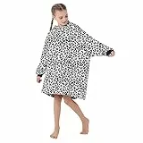 GAYYNE Übergroße Decke Hoodie Kinder, Flanell Sweatshirt Decke, Kuschelpullover Für Kinder Junge Mädchen