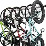 PRO BIKE TOOL Fahrrad Wandhalterung Garage - Verstellbare Fahrradhalterung Wand für 3 bis 6 Fahrräder - Robuste Konstruktion und Platzsparende Aufbewahrung für Garage und Wohnung