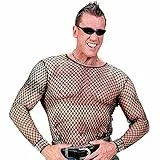 W WIDMANN MILANO Party Fashion - Netzshirt, 80s, Punk und Rocker, Faschingskostüme