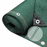 VOUNOT® Zaunblende 1.8×10m, Sichtschutz Zaun 230 g/m² HDPE Schattiernetz, Windschutz UV-resistent Reißfest, 95% Beschattungsgrad, mit Löcher und Kabelbinder, Grün