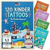 Famifidus 120 hautfreundliche Kinder Tattoos I Dermatologisch SEHR GUT I Tattoo MADE IN GERMANY I Unsere Tattoos für Kinder