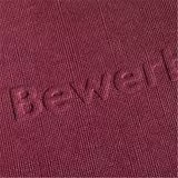 Bewerbungsmappe A4 3teilig, Herlitz, Recycling-Karton, leinengeprägt, 2 transparente Klemmschienen, Ausstanzung zum Befestigen des, Anschreibens, mit Blindprägung''Bewerbung'', bordeaux, 1 Stück''