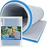 Aquarium-Filtermedien-Schwamm-Pad, mehrschichtige Schaumstoff-Filterwatte für Aquarium-Filterzubehör (60 x 40 x 1,5 cm, 1 Stück)
